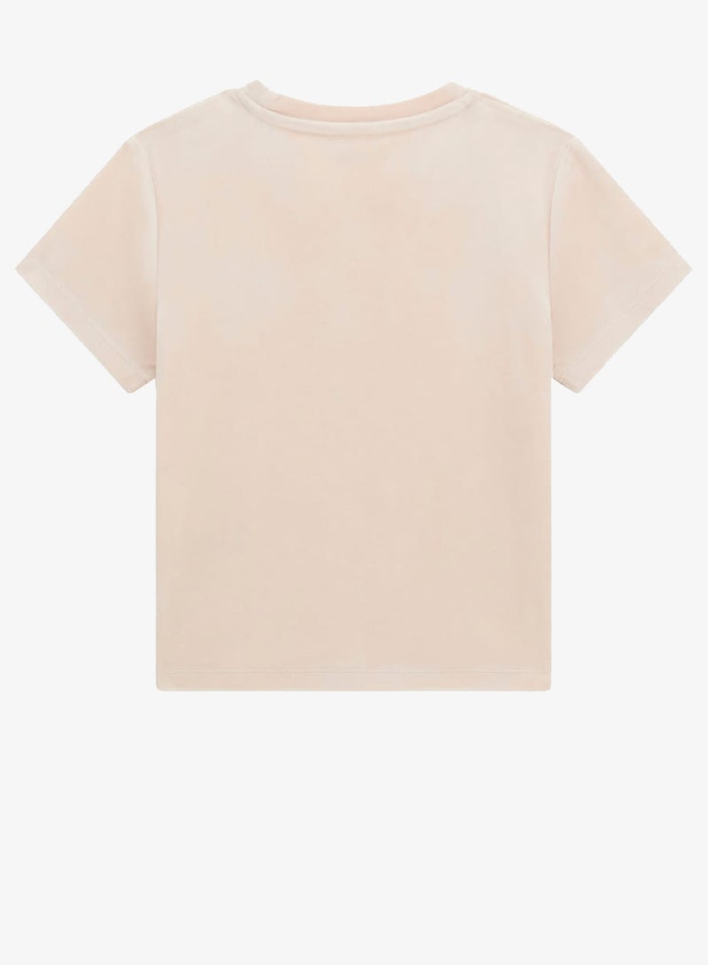 GUESS Kids Printed Crew neck T-Shirt - Image 2