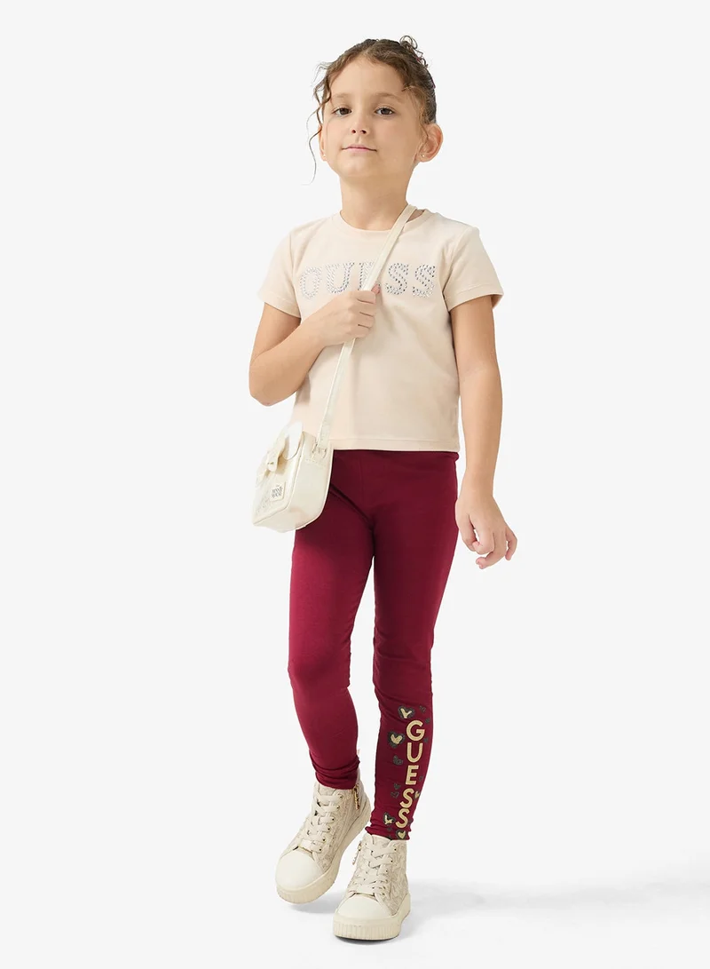 GUESS  Kids Printed Crew neck T-Shirt for Women | Best Price UAE