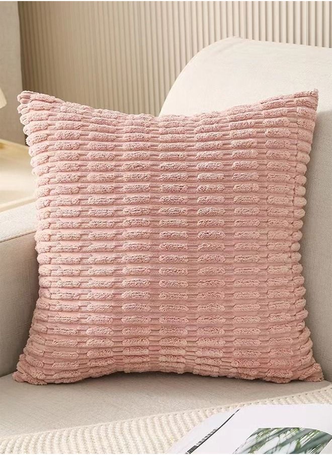 Kutis 4-Piece Decorative Cushion Cover Pillow Cases Corduroy Multicolour 45 x 45 Centimeter  - Image 4