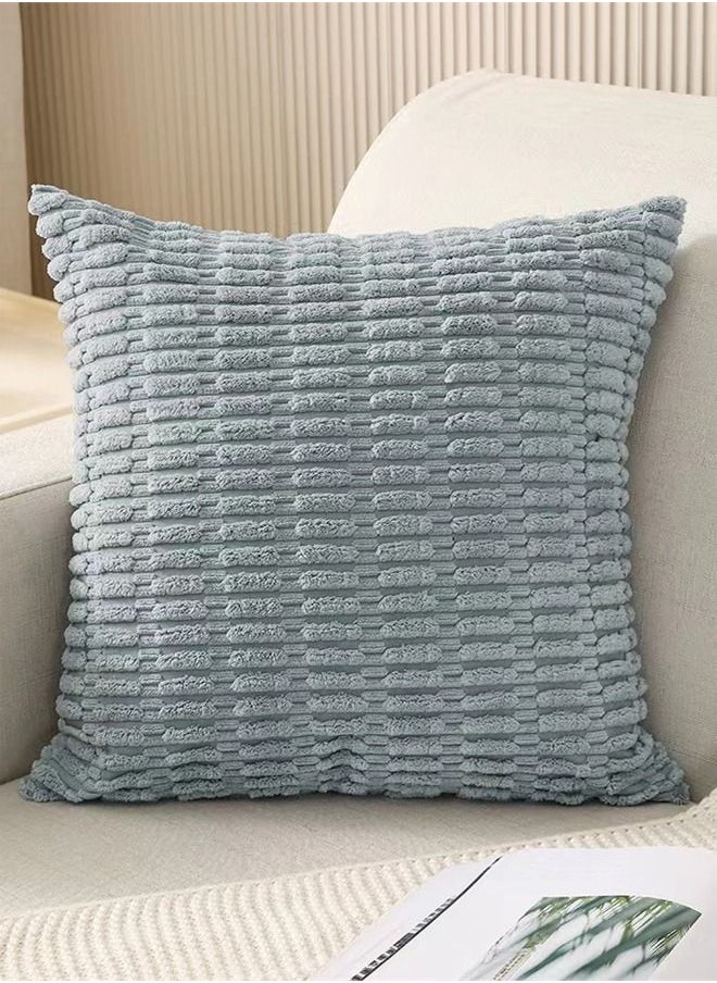 Kutis 4-Piece Decorative Cushion Cover Pillow Cases Corduroy Multicolour 45 x 45 Centimeter  - Image 3