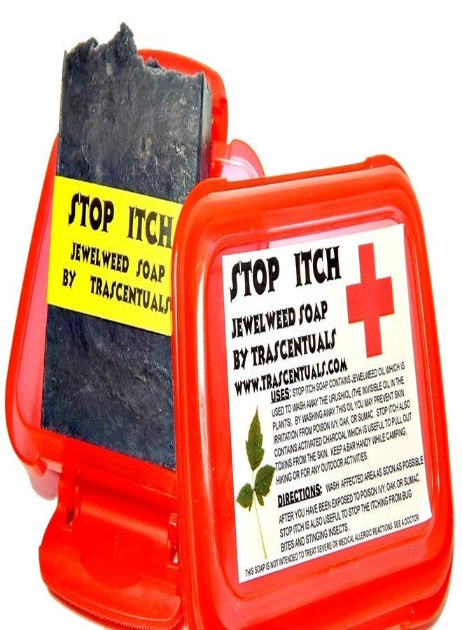 TRASCENTUALS Stop Itch Poison Ivy Soap With Jewelweed Removes Urushiol From Poison Ivy Oak and Sumac Helps With Insect Bites and Stings - Image 1