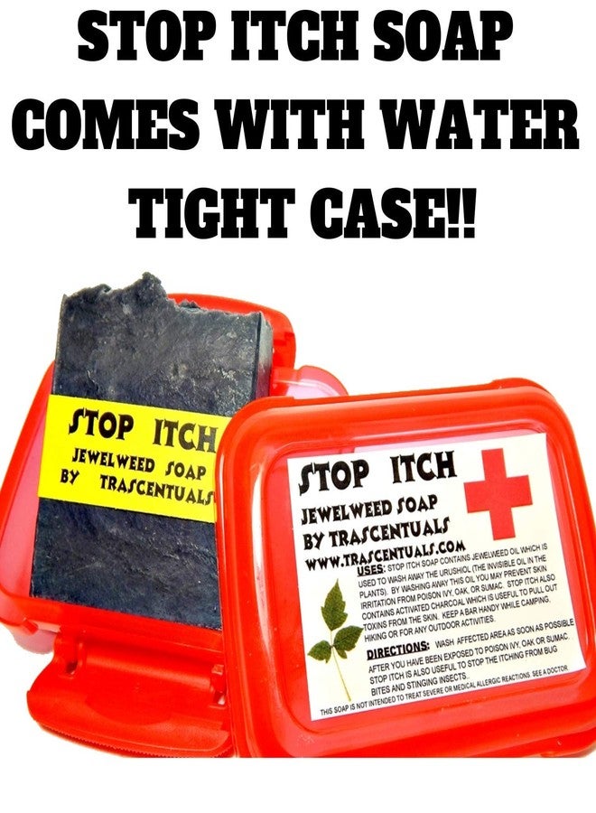 TRASCENTUALS Stop Itch Poison Ivy Soap With Jewelweed Removes Urushiol From Poison Ivy Oak and Sumac Helps With Insect Bites and Stings - Image 3