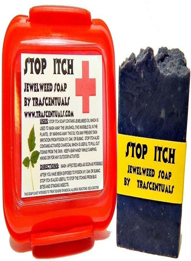 TRASCENTUALS Stop Itch Poison Ivy Soap With Jewelweed Removes Urushiol From Poison Ivy Oak and Sumac Helps With Insect Bites and Stings - Image 4