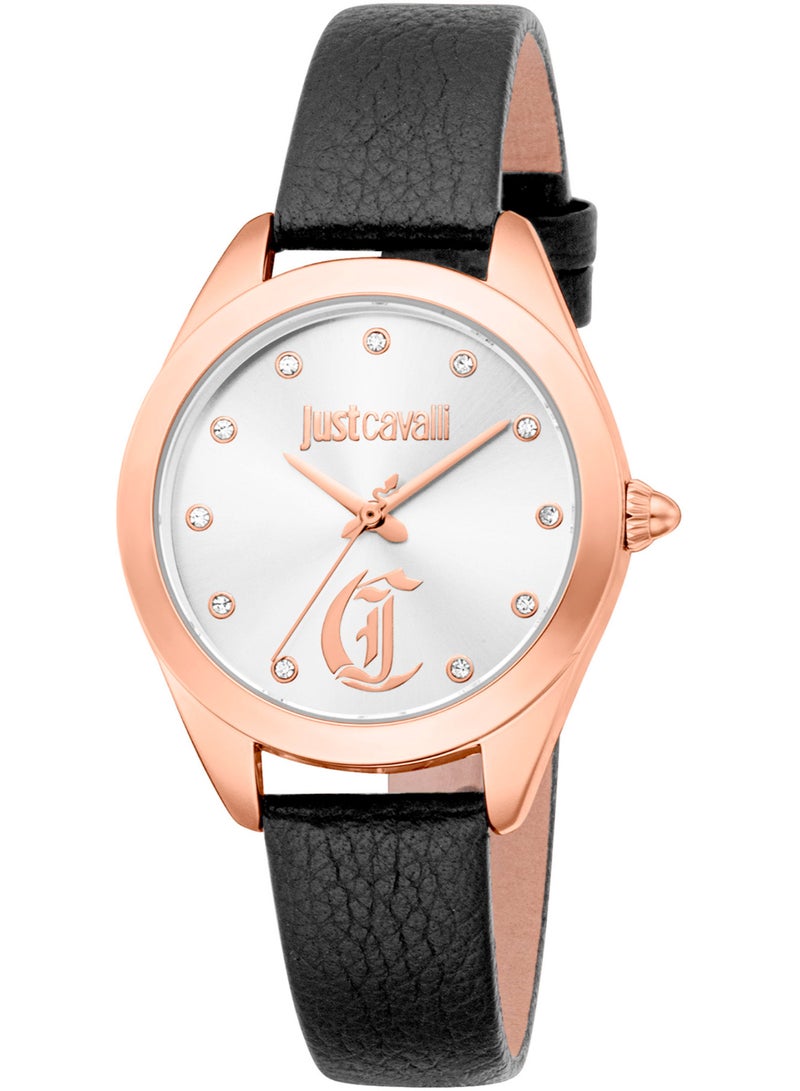 Just Cavalli ليدي لونا Jc1L309L0035 - ساعة كوارتز جلدية نسائية 3 عقارب - Image 1