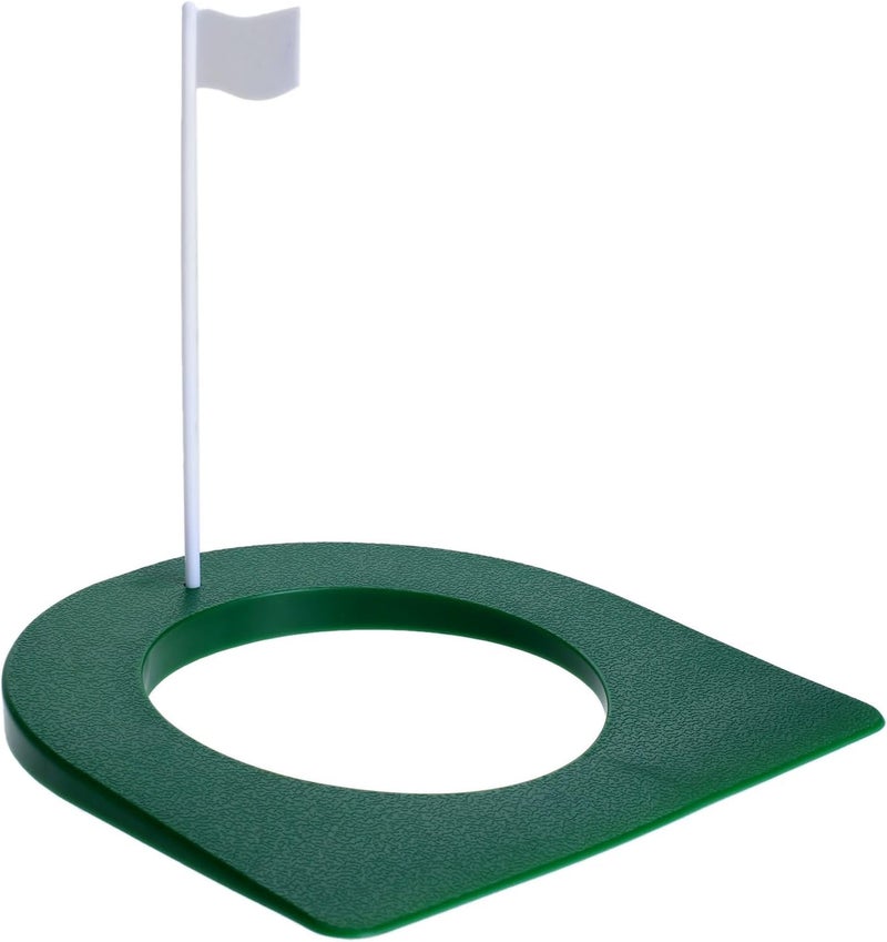 MUXSAM Golf Putting Cup with Flag, All-Direction Putt Cups, Indoor Little Putt Training Hole for Golfer Kids Game Men Women Outdoor Home Office Backyard Practice - Image 1