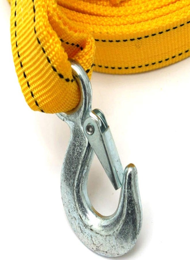 althiqahkey 5 Tons Car Tow Rope with Hooks Tow Strap with Hooks Car Vehicle Recovery Rope Trailer Rope 11,023 lbs Capacity Heavy Duty Tow Rope for Car Truck SUV，4m - Image 5