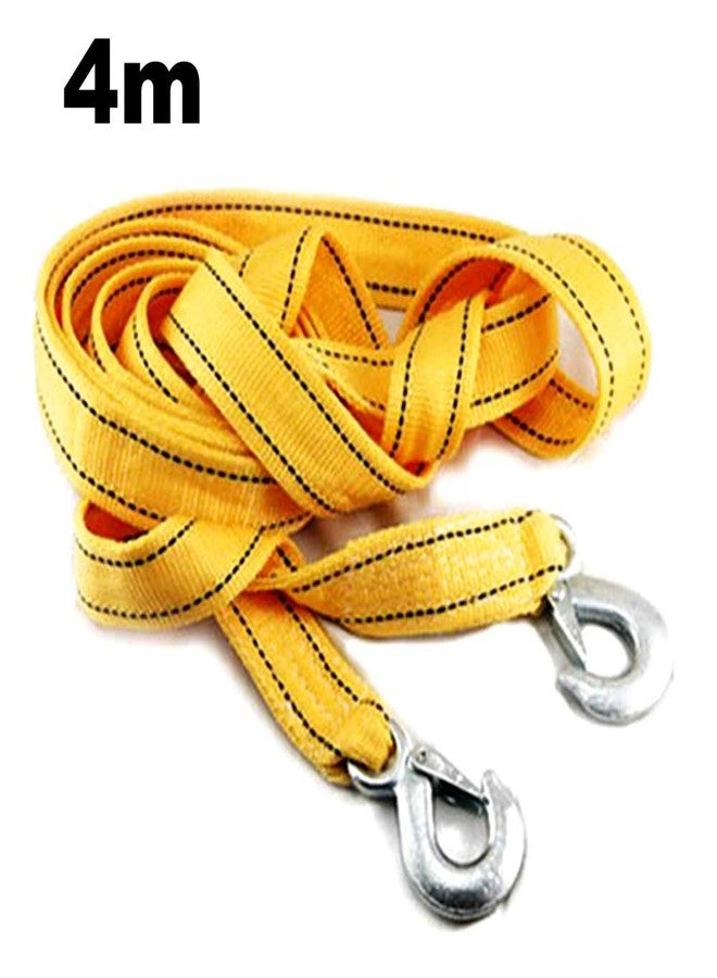 althiqahkey 5 Tons Car Tow Rope with Hooks Tow Strap with Hooks Car Vehicle Recovery Rope Trailer Rope 11,023 lbs Capacity Heavy Duty Tow Rope for Car Truck SUV，4m - Image 2
