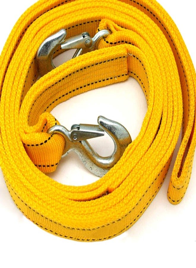 althiqahkey 5 Tons Car Tow Rope with Hooks Tow Strap with Hooks Car Vehicle Recovery Rope Trailer Rope 11,023 lbs Capacity Heavy Duty Tow Rope for Car Truck SUV，4m - Image 1