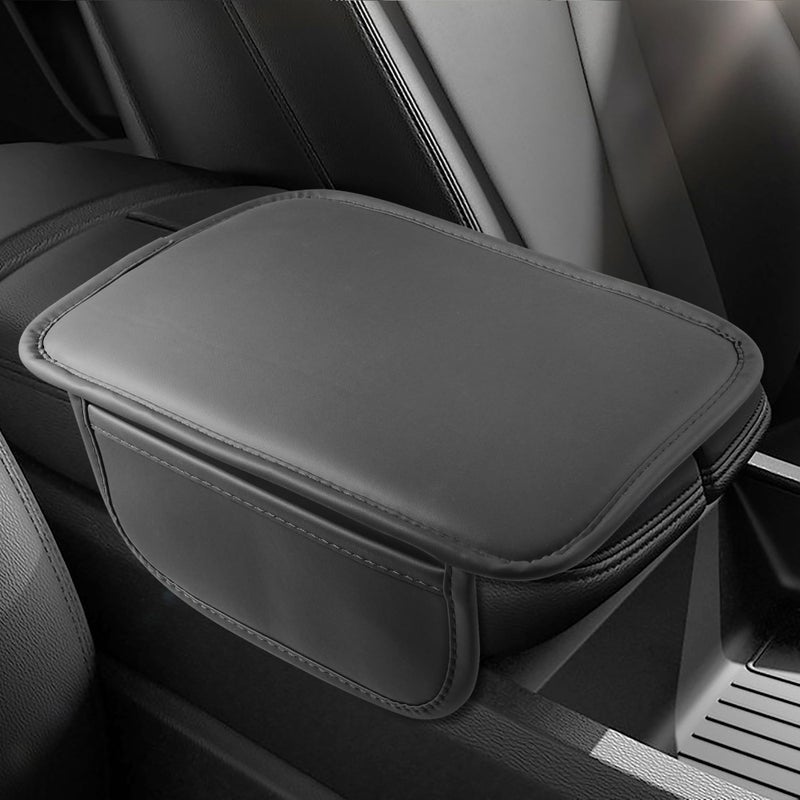 SCUARI Center Console CoverArm Rest Cover for CarCar Accessories Car Center Console CoverCenter Console Cover with Storage BagCar Interior Accessories for Most Vehicles SUV Gray - Image 3