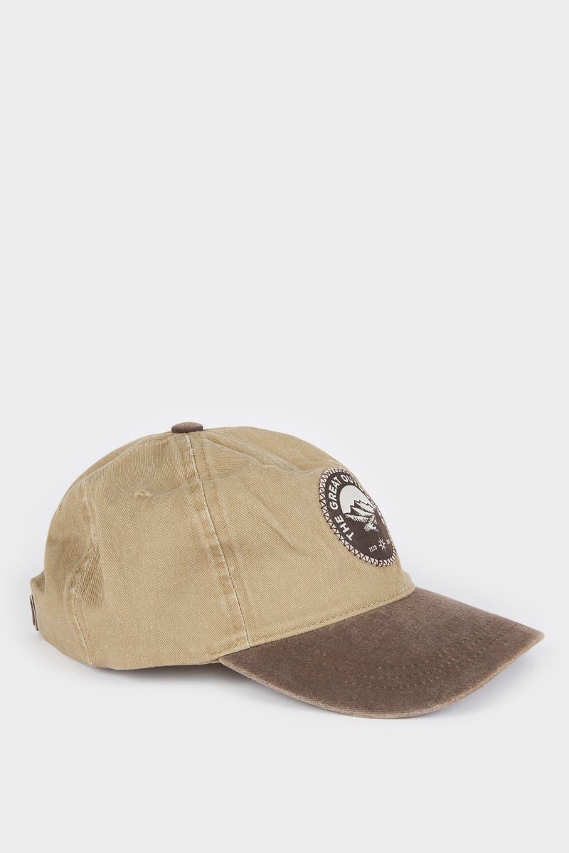 DeFacto Brown Man Man Cotton Hat Casual - Image 2