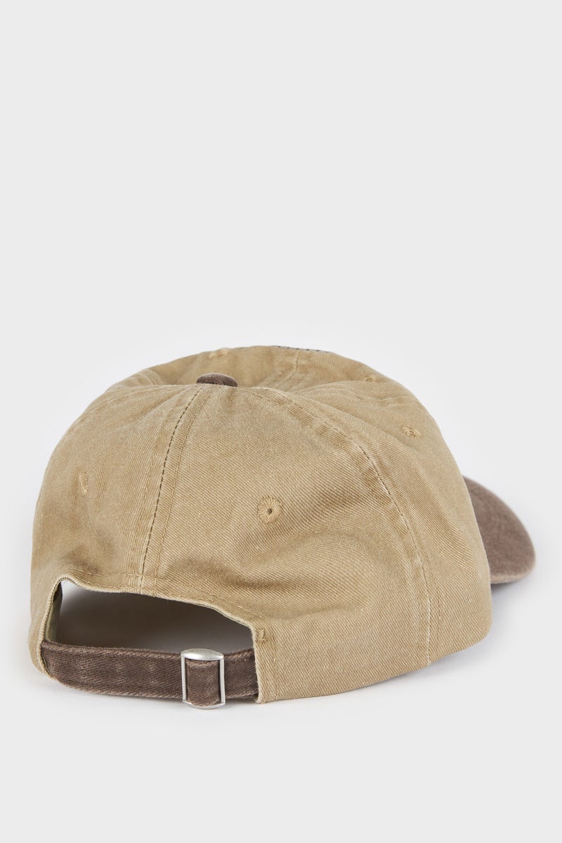 DeFacto Brown Man Man Cotton Hat Casual - Image 4