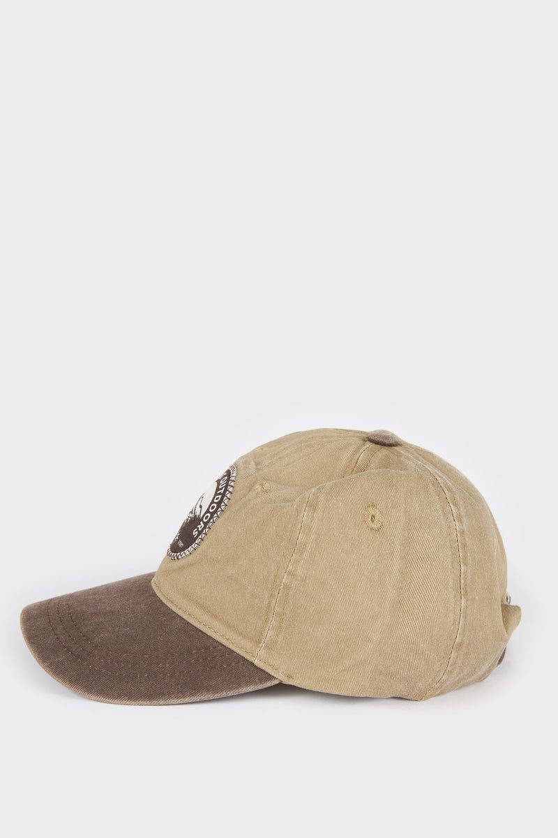 DeFacto Brown Man Man Cotton Hat Casual - Image 3