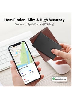 Generic Wallet Finder, Wallet Tracker Card Works with Apple Find My (iOS Only), Slim Locator Tag with Portable Lanyard, Find My Wallet  - Image 3