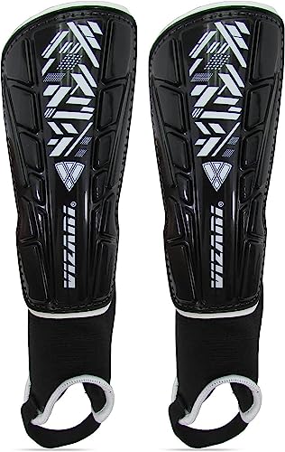 Vizari Malaga Soccer Shinguard Durable Breathable Leg Guards with Robust Protection Elastic Straps for Kids Youth and Adults Essential Soccer Gear - Image 1