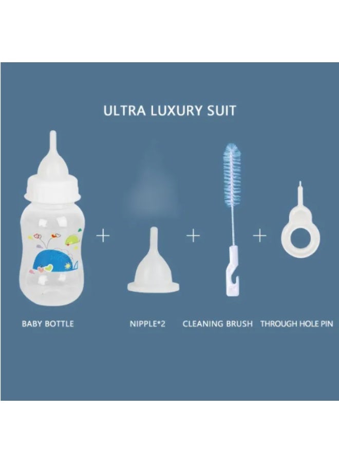 Puppy Kitten / Pet Feeding Bottle Kit Clear 150ml - Image 5