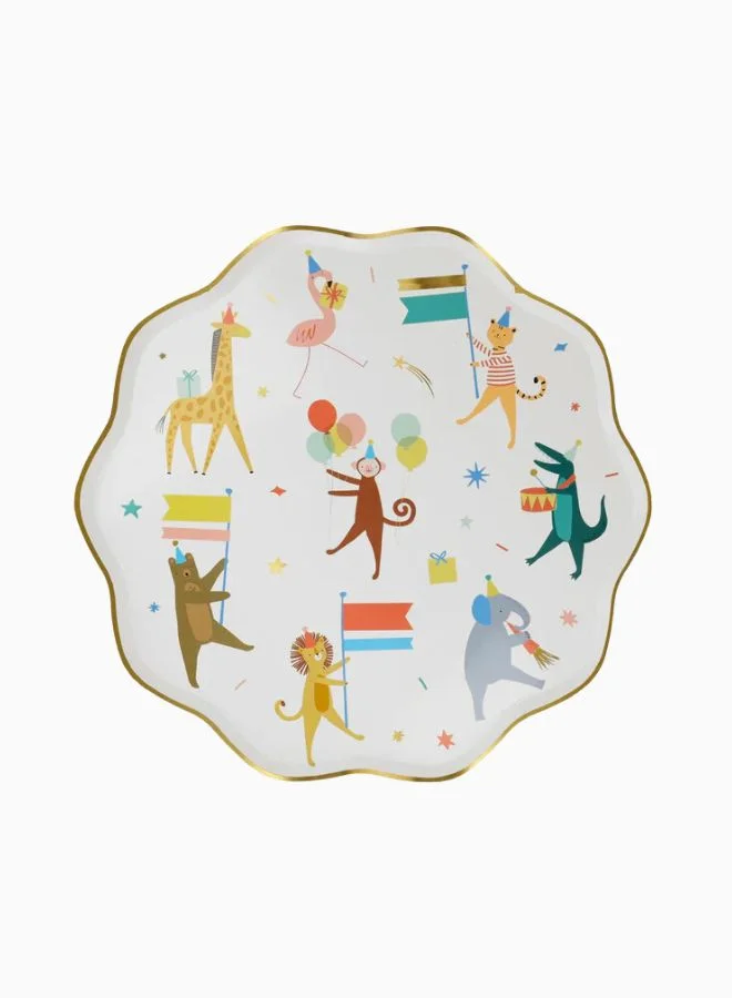 Meri Meri Animal Parade Dinner Plates