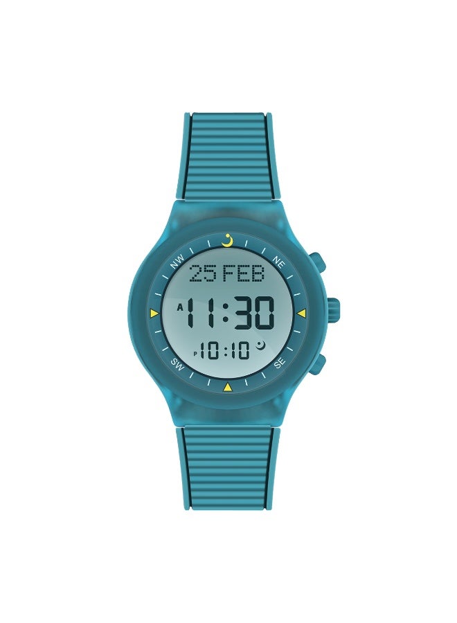 الفجر الساعة النسائية الرياضية WY-16 تركواز - Image 1