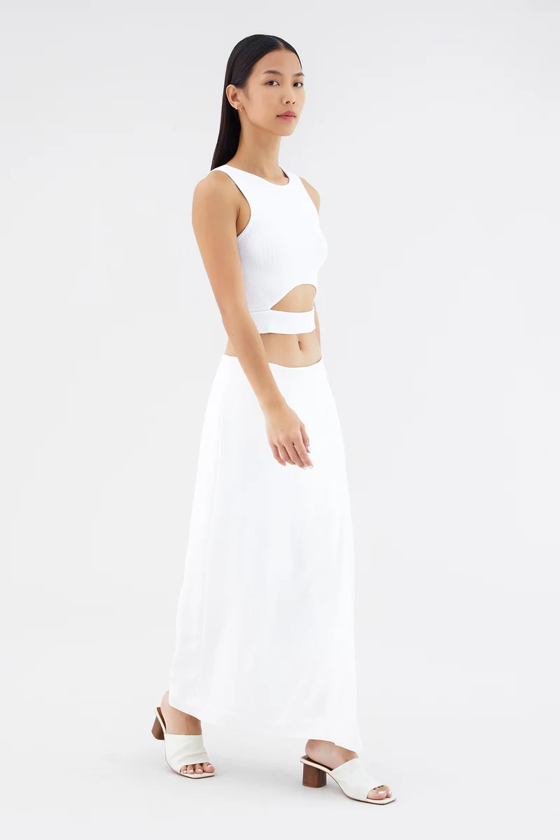 The Editor's Market Felisca Cut-Out Crop Tank