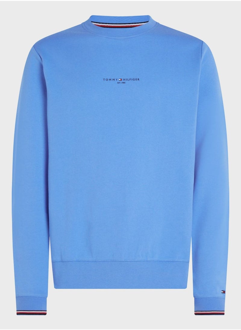 TOMMY HILFIGER Logo Crew Neck Sweatshirt  - Image 4