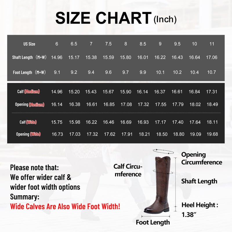 Vepose Women's Knee High Boots 956 Coffee Zipper Casual Weather Tall Fashion Retro Vegan Boots for Women Size 9(CJY956 Coffee pu 09) - Image 2