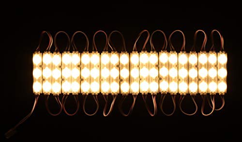 K3 3 LED Strips 12V Waterproof 5630/5730 LED SMD Injection Module with Defuser (Pack of 20 Module-Warm White) - Image 3