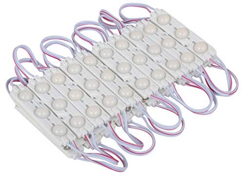 K3 3 LED Strips 12V Waterproof 5630/5730 LED SMD Injection Module with Defuser (Pack of 20 Module-Warm White) - Image 5