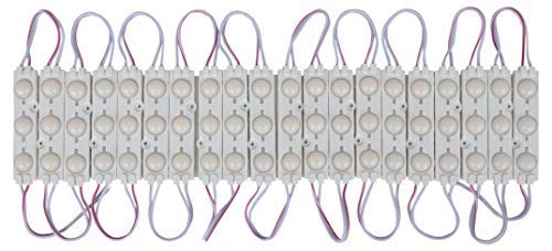 K3 3 LED Strips 12V Waterproof 5630/5730 LED SMD Injection Module with Defuser (Pack of 20 Module-Warm White) - Image 2