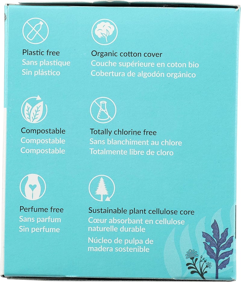 NATRACARE Organic And Natural Ultra Pads with Wings Regular - 2 x Packs of 14 (28 Pads) - Image 4