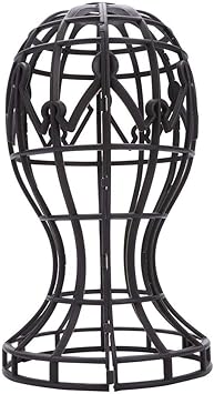 TARSHYRY Wig Display Holder 2 Colors Abs Foldable Wig Wig Stand Portable Holder Folding For Polystyrene Heads Wig Air DryBlack - Image 1