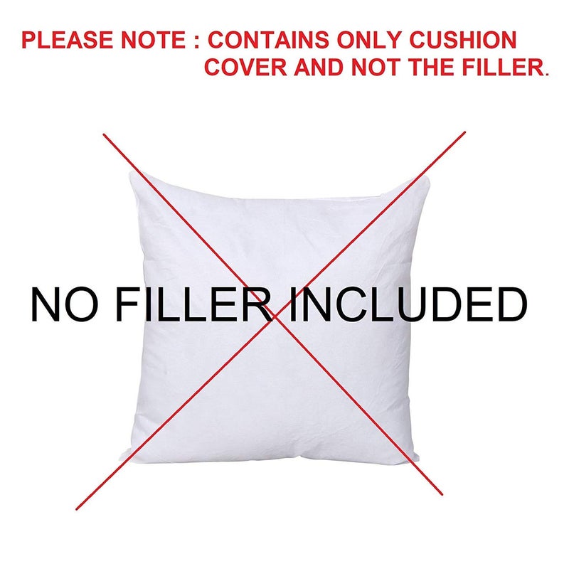 HOMECROWN 16x16 Inch Velvet Cushion Covers Set of 5 Pcs, Soft Decorative Faux Fur Throw Pillow Covers with Golden Feather Print for Sofa, Couch, Bed, Living Room - Maroon-250 TC - Image 5
