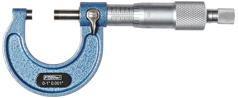 Fowler 52-253-101-1, Premium Outside Inch Micrometer With 0-1" Measuring Range - Image 1