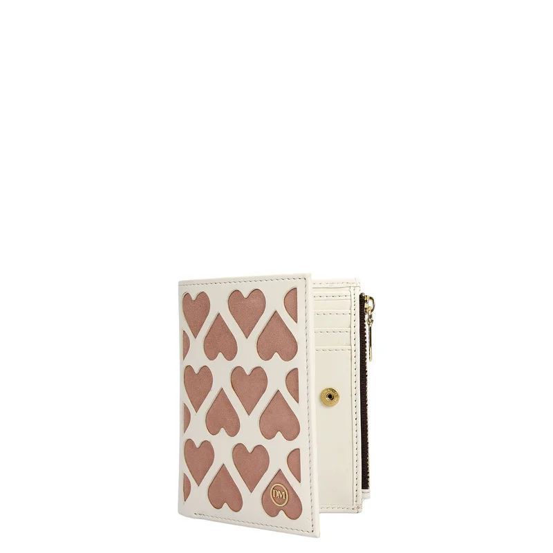 Da Milano Pink/Off Wht L' Amour Card Case  | Best Price UAE