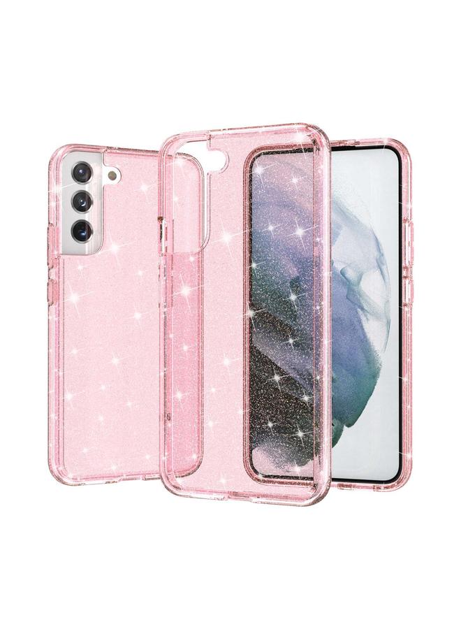 The Bros Case For Samsung Galaxy S22+ 5G Shockproof Terminator Style Glitter Powder Protective Phone Case