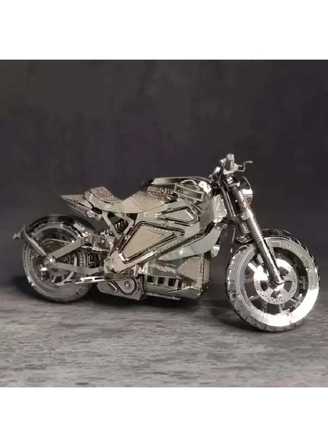 DIY Metal Motorcycle Model 3D Puzzle Creative Off Road Toy Craft Home Decoration Gift - Image 4