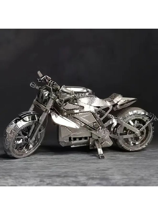 DIY Metal Motorcycle Model 3D Puzzle Creative Off Road Toy Craft Home Decoration Gift - Image 1