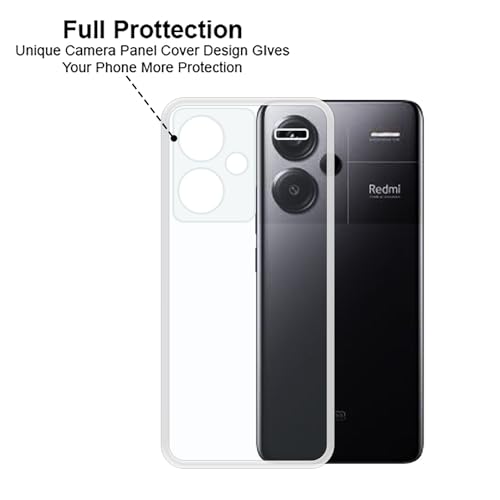 VIDO Transparent Back Case Cover for Mi Redmi Note 13 Pro Plus 5G (Soft & Flexible & Camera Protection Back Case) - Image 4
