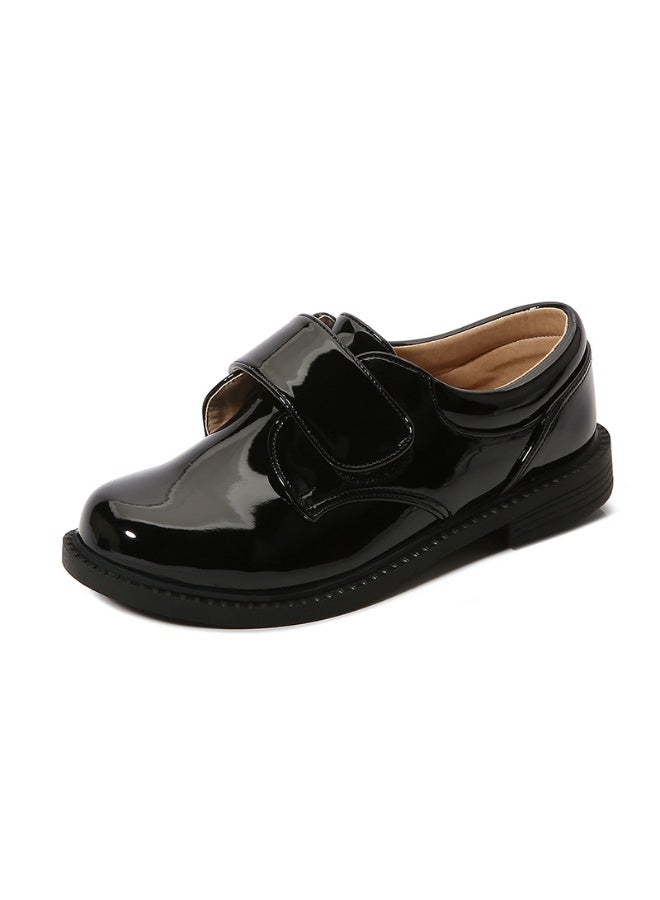 Boys' Black Patent Leather British Style Dress Shoes