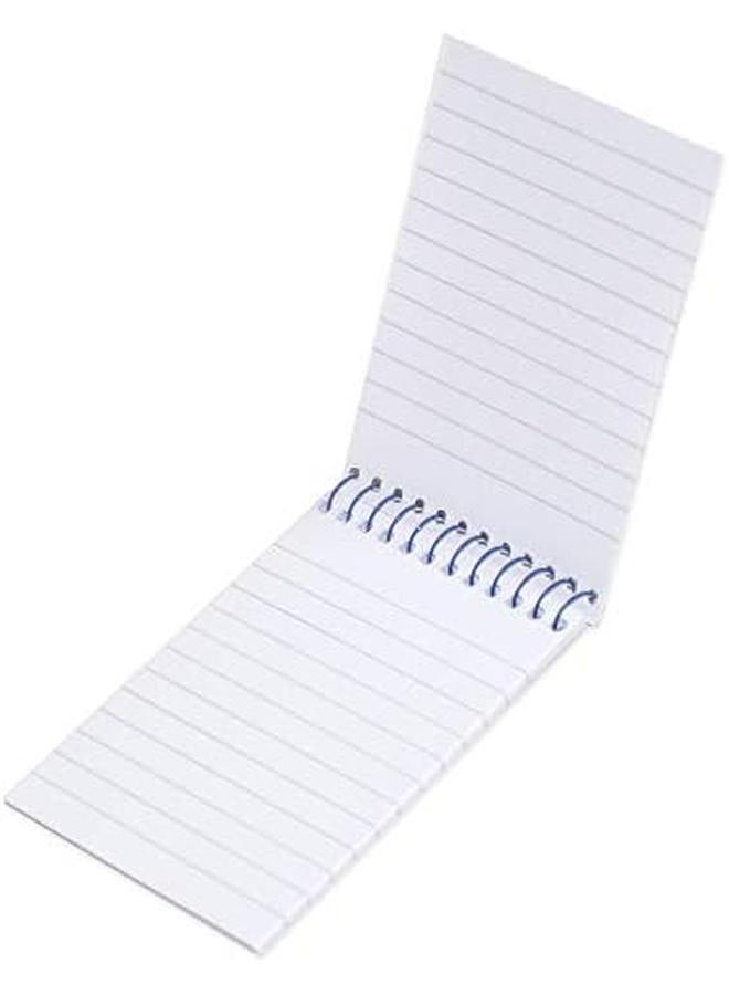 FIS 10 Pcs A7 Soft Cover Spiral Notebook Top Spiral Single Ruled Printed Design Front And Back With Uv 50 Sheets Fsnbsa750Slbc2 - Image 3