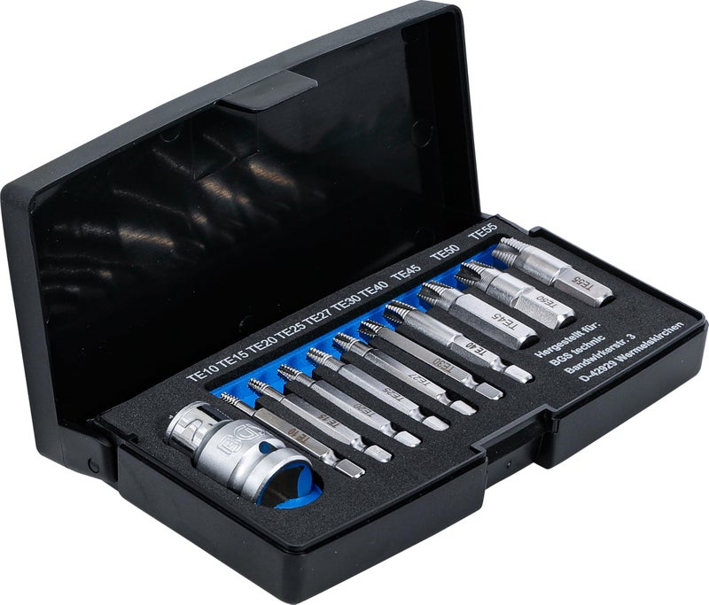 BGS 9170 | Screw Extractor Set | for damaged T-Star (for Torx) T10 - T55 | 11 pcs. - Image 2