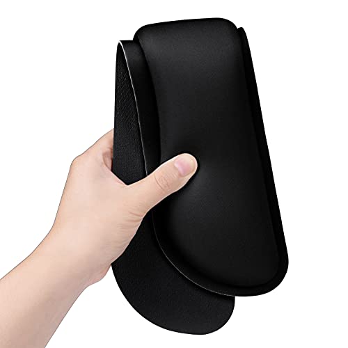 Dapesuom Enlarge Keyboard Wrist Rest, Cute Memory Foam Keyboard Wrist Cushion for Computer Desk Mats Support, Typing Pain Relief Ergonomic Mouse Pad Rests with Non-Slip Base for Gaming, Laptop, Black - Image 3