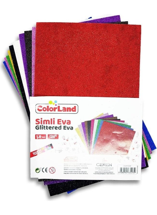 COLORLAND - Glitter Eva 20 x 30 cm - Image 1