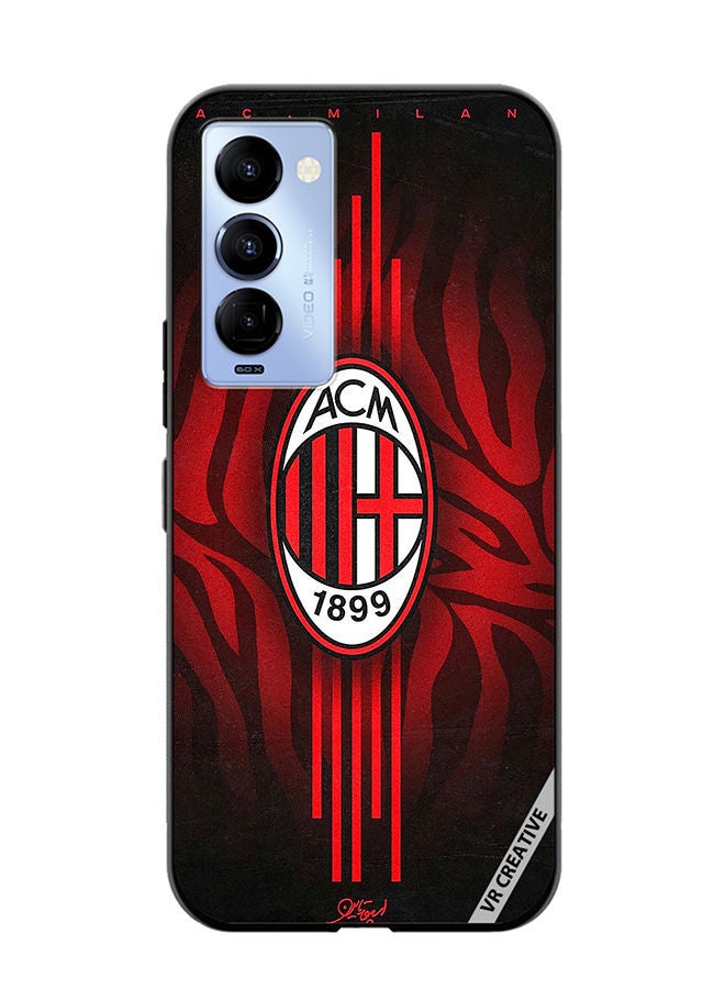 VR CREATIVE Protective Case Cover For Tecno Camon 18/18 P Acm Logo Design Multicolour - Image 1