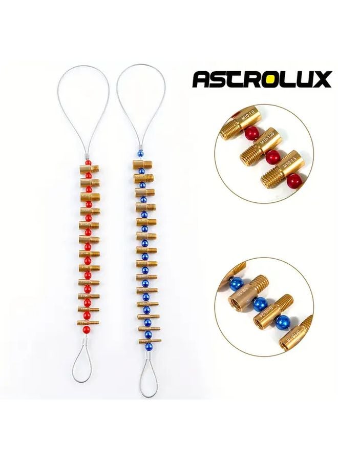 26 Sizes Nut And Bolt Thread Checker Kit Imperial And Metric Accurate Measurement Tool - Image 2