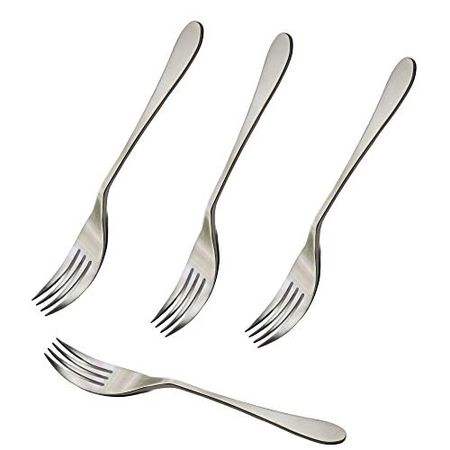 Knork Lite Salad Fork, Stainless Steel, Matte, 4 piece Set - Image 1