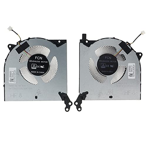 TRADOCK CPU+GPU Cooling Fan for Lenovo Legion Y7000 R7000(2020) Y550-15E Legion5 15IMH05H 15IMH05 15ARH05 17IMH05H 17IMH05 17ARH05H DC28000FAF0 FM9H DC28000FBF1 FM9J 5F10S13917 - Image 1