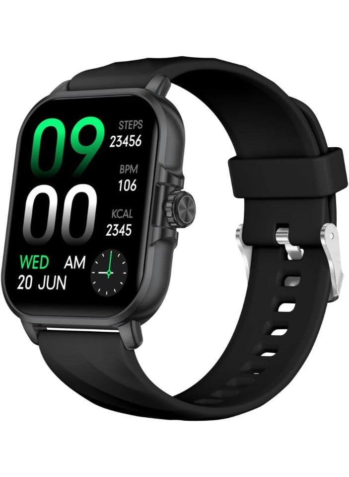 بلاك شارك ساعة GT3 Neo بشاشة TFT مقاس 2.02 بوصة، وعمر بطارية يصل إلى 7 أيام، وتصميم متين، ومقاومة للماء والغبار بمعيار IP68، وميزة تتبع اللياقة البدنية، و100 وضع رياضي، وتتبع المؤشرات الصحية - أسود - Image 1