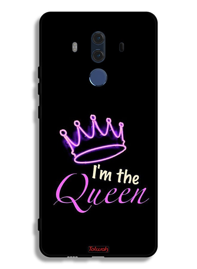 Tolwak Huawei Mate 10 Pro Protective Case Cover I Am The Queen - Image 2