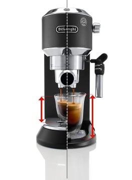 De'Longhi DeLonghi EC685BK Dedica Style Pump Espresso Coffee Machine Espresso Cappuccino Latte More Recipe OptionsCoffee Maker Machine for Home 15 Bar Pressure 1350 WFree Demo InstallationBlack  - Image 4
