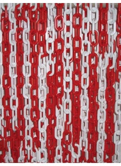 MFK 8 mm Plastic Chain 10 Meters Red White  - Image 2