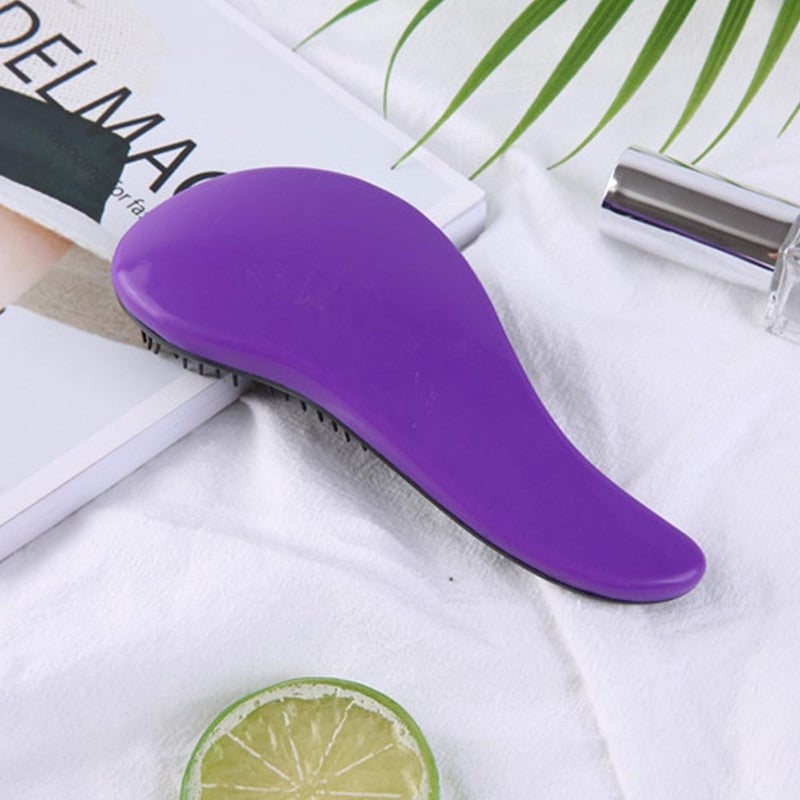 Comfortable and safe hairbrush - instant, pain-free combing - ideal for curly and sensitive hair. - Image 4